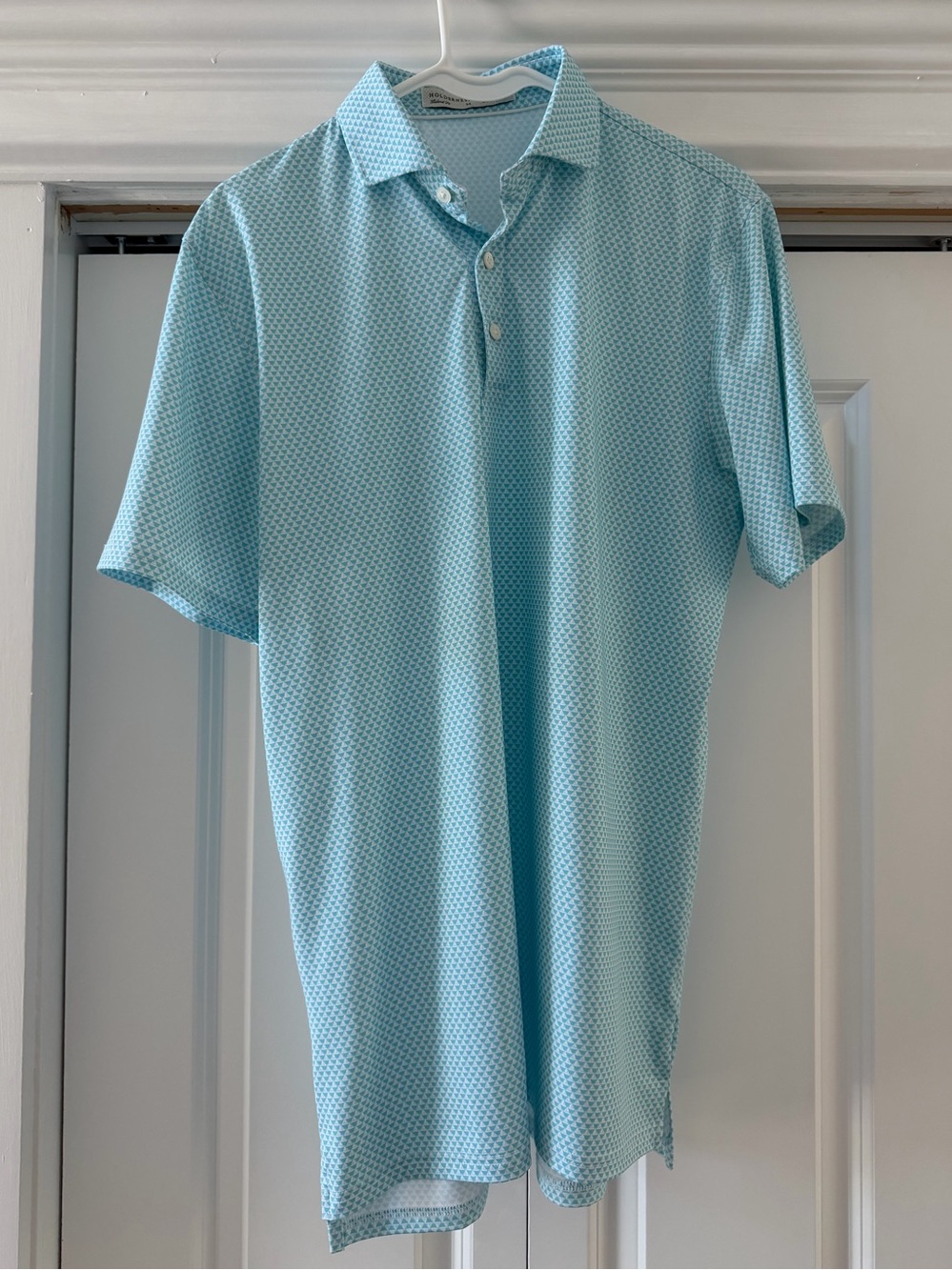 Holderness Bourne - Light Blue Men's Performance Polo Shirt